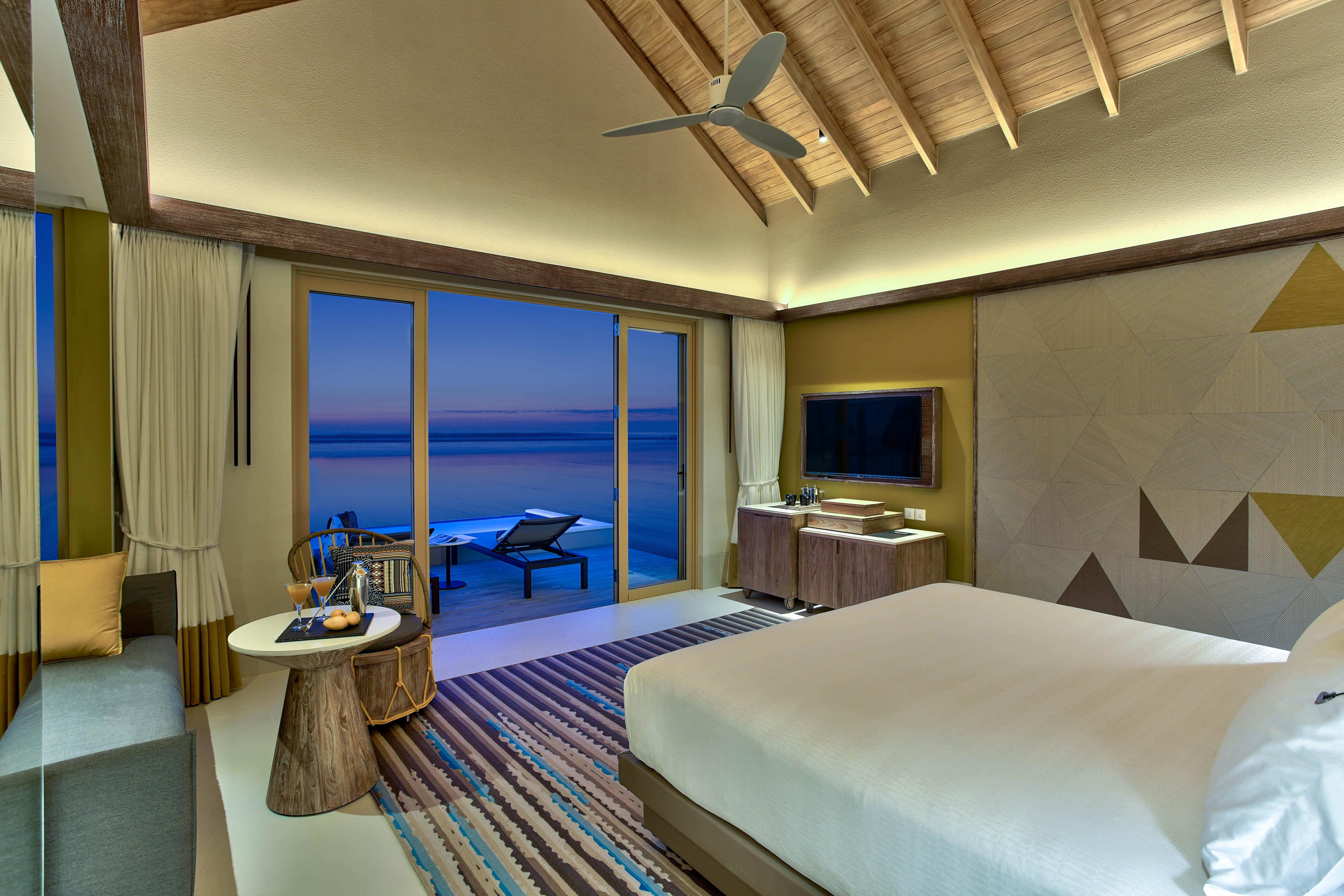 하드록 호텔 몰디브 Emboodhoo Lagoon 외부 사진 Beach villa