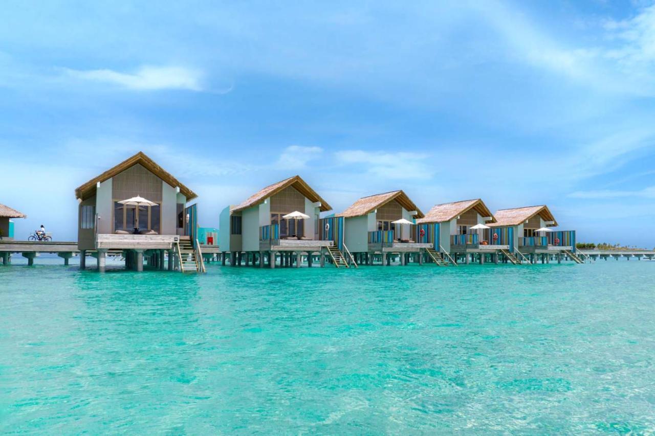 하드록 호텔 몰디브 Emboodhoo Lagoon 외부 사진 Water villas at the resort