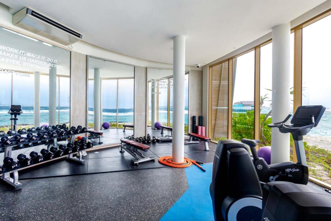 하드록 호텔 몰디브 Emboodhoo Lagoon 외부 사진 The gym at the W Maldives