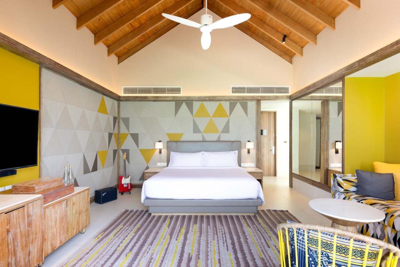 하드록 호텔 몰디브 Emboodhoo Lagoon 외부 사진 A bedroom at the W Maldives